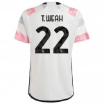 Günstige Fußballtrikots Juventus T. Weah 22 Auswärtstrikot 2023-24 Kurzarm